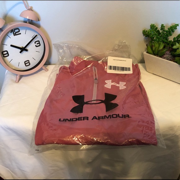 Under Armour Girls Pink Tech 1/4 Zip NWT - Picture 5 of 8
